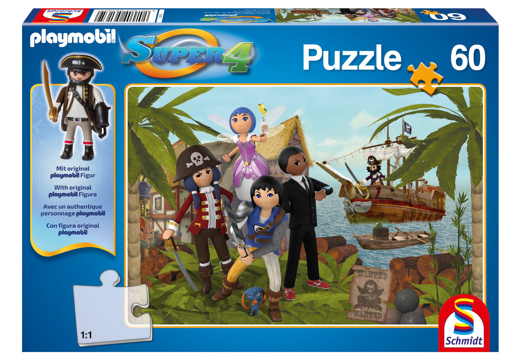 Playmobil 80706 Puzzle Super4 – Gunpowder Island