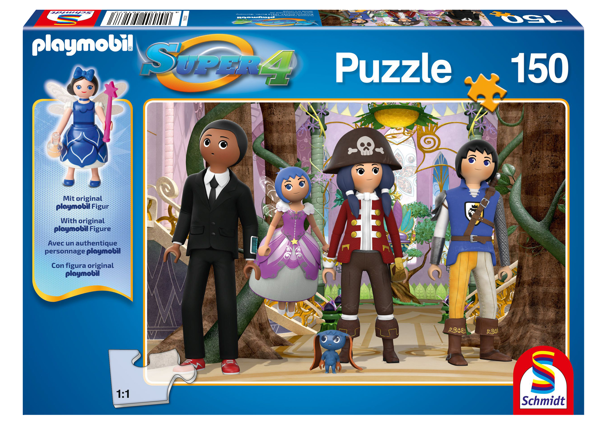 Playmobil 80708 Puzzle Super4 – Enchanted Island