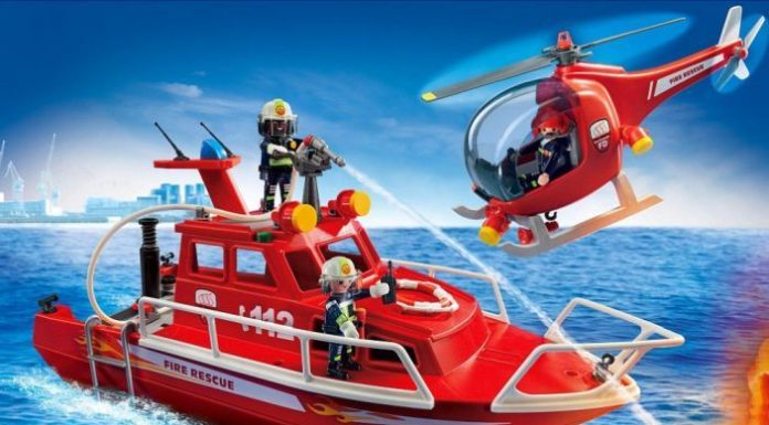Playmobil Set de bomberos con camión de bomberos subacuático – 9503 2018 – El Mundo Click playmobil Playmobil 9503