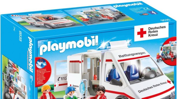 Playmobil 9535 German Red Cross ambulance playmobil Playmobil 9535