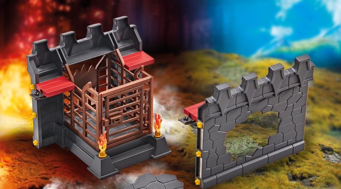 Playmobil 9841 Wall Extension with Prison and Wall Breakthrough playmobil Playmobil 9841