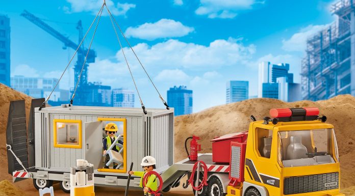 Playmobil 9898 Cargador bajo con contenedor playmobil Playmobil 9898