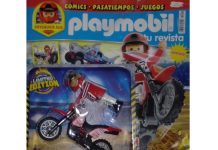 playmobil R056B 30795424 esp biker with motorcycle