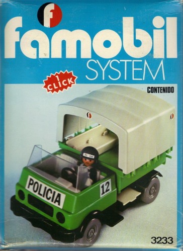 Playmobil Famobil 3233 Camion Policia