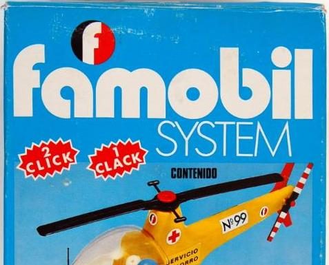 Playmobil Famobil 3247 Helicoptero del Servicio de Socorro
