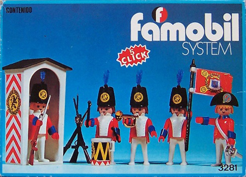 Playmobil Famobil 3281 Casacas rojas
