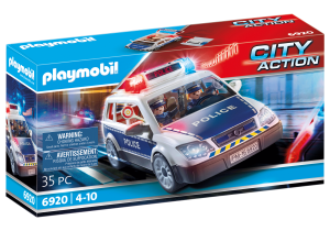 Playmobil City Action Coche de Policía con Luces y Sonido