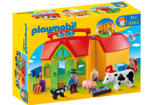 Playmobil 1.2.3 Granja Maletín 6962 playmobil playmobil 6962