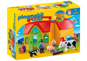 Playmobil 1.2.3 Granja Maletín