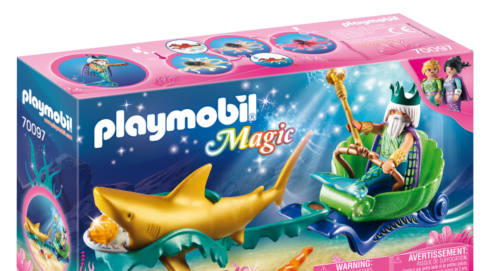 Playmobil Magic Rey del Mar con Carruaje de Tiburón 70097 playmobil playmobil 70097