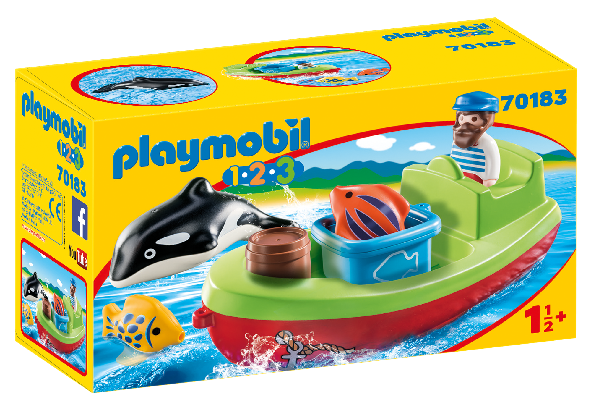 Playmobil 70183 Sailor with fishing boat