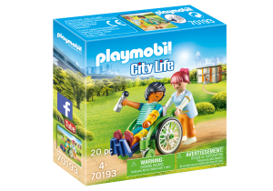 Playmobil Médicos Playmobil: todas las referencias (doctores y urgencias) 28 Playmobil Patient in Wheelchair