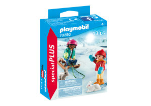 Playmobil Nieve y Esquí Playmobil: todas las referencias (Winter Fun) 53 Playmobil Children with Sleigh