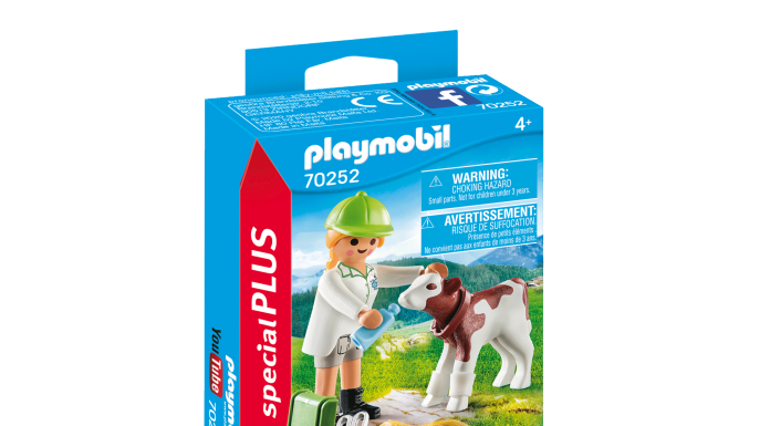 Playmobil 70252 Vet with calf Playmobil 70252
