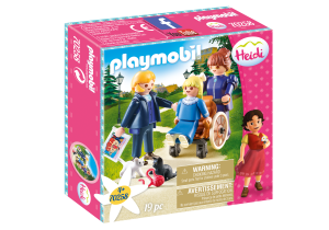 Playmobil Clara, Padre y Srta. Rottenmeier