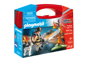 Playmobil Coches y Camiones de Bomberos Playmobil: todas las referencias 44 Playmobil Fire Rescue Carry Case