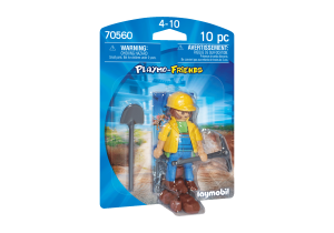 Playmobil Construcción y Obras Playmobil: todas las referencias (excavadoras, grúas y camiones) 11 Playmobil Construction Worker