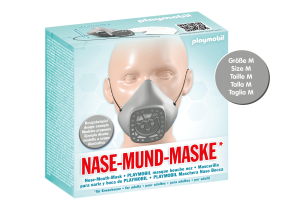 Playmobil Médicos Playmobil: todas las referencias (doctores y urgencias) 34 Playmobil Nose Mouth Mask size M light grey