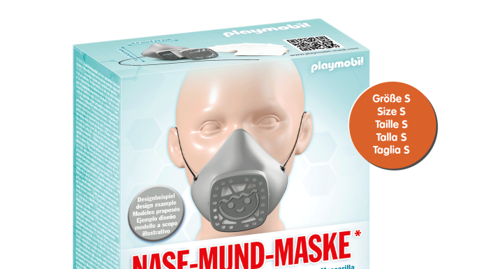Playmobil 70726 Nose-Mouth-Mask size S orange Playmobil 70726