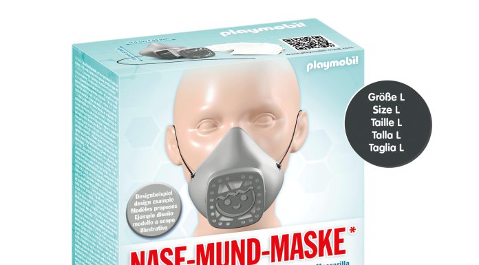 Playmobil 70740 Nose-Mouth-Mask size L black Playmobil 70740