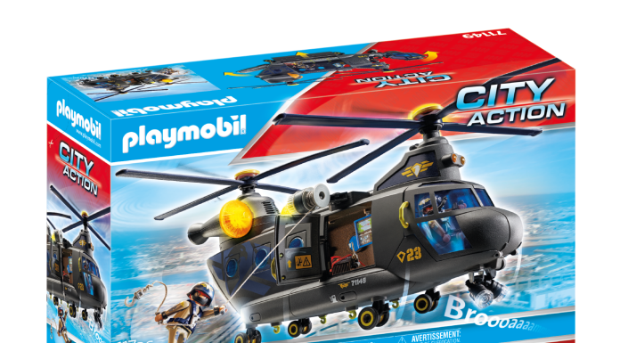 Playmobil 71149 Fuerzas Especiales – Helicóptero Banana – Rescue Aircraft Playmobil 71149