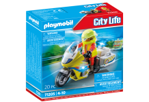 Playmobil City Life Moto de Emergencias 71205 playmobil playmobil 71205