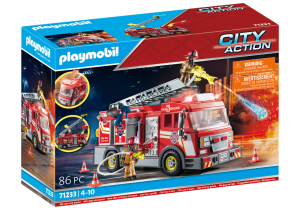 Playmobil Coches y Camiones de Bomberos Playmobil: todas las referencias 48 Playmobil Fire Truck with Flashing Lights