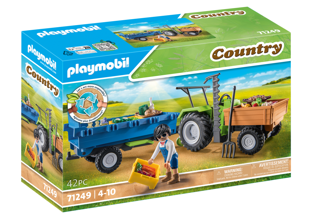 Playmobil 71249 Harvester Tractor with Trailer Playmobil 71249 Harvester Tractor with Trailer