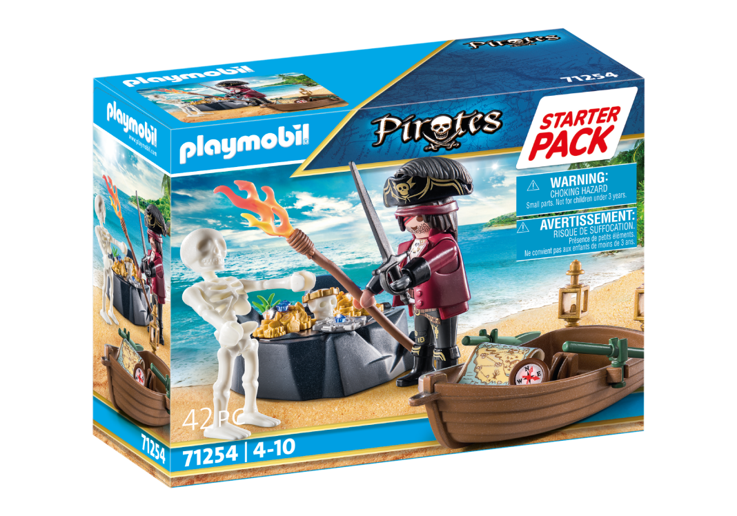 Playmobil 71254 Starter Pack Pirate with Rowing Boat Playmobil 71254 Starter Pack Pirate with Rowing Boat