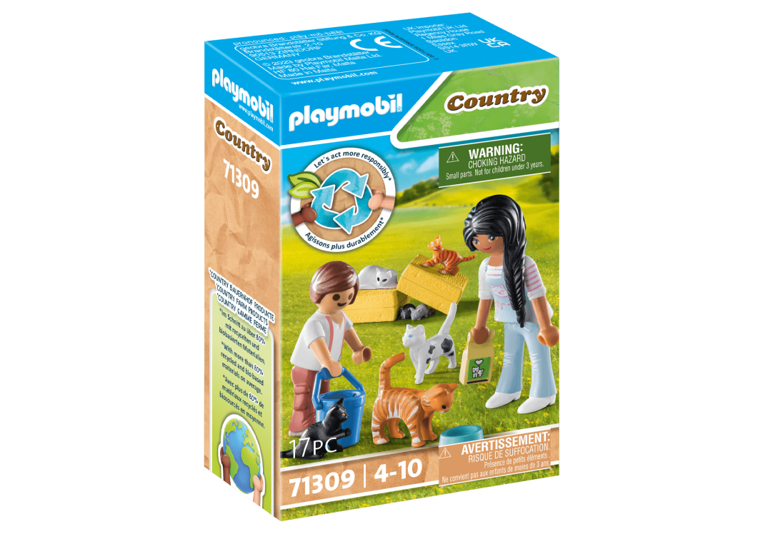 Playmobil 71309 Cat Family