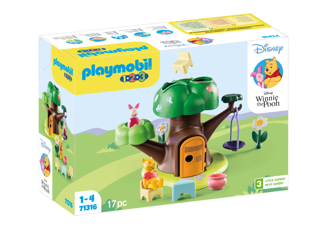 Playmobil 71316 1.2.3 & Disney: Winnie's & Piglet's Tree House