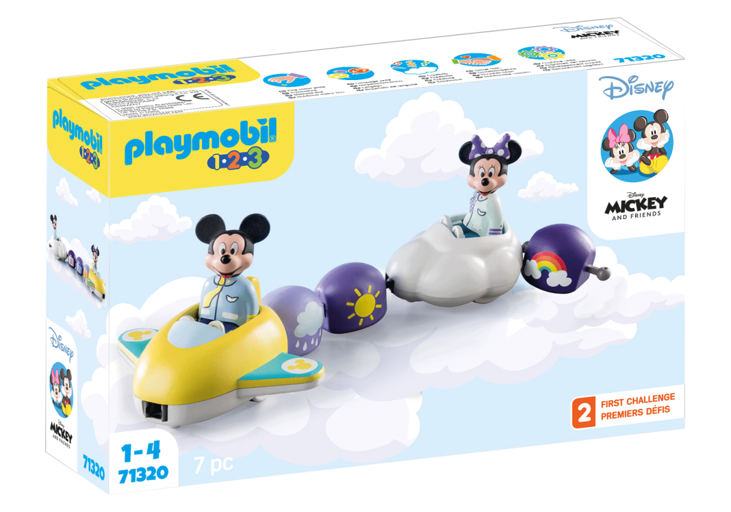Playmobil 71320 1.2.3 & Disney: Mickey's & Minnie's Cloud Flight