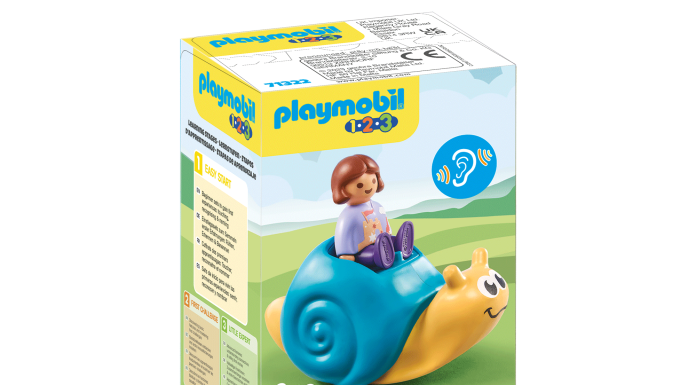 Playmobil 71322 1.2.3: Rocking Snail with Rattle Feature Playmobil 71322 1.2.3: Rocking Snail with Rattle Feature