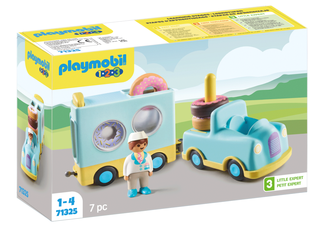 Playmobil 71325 1.2.3: Crazy Donut Truck