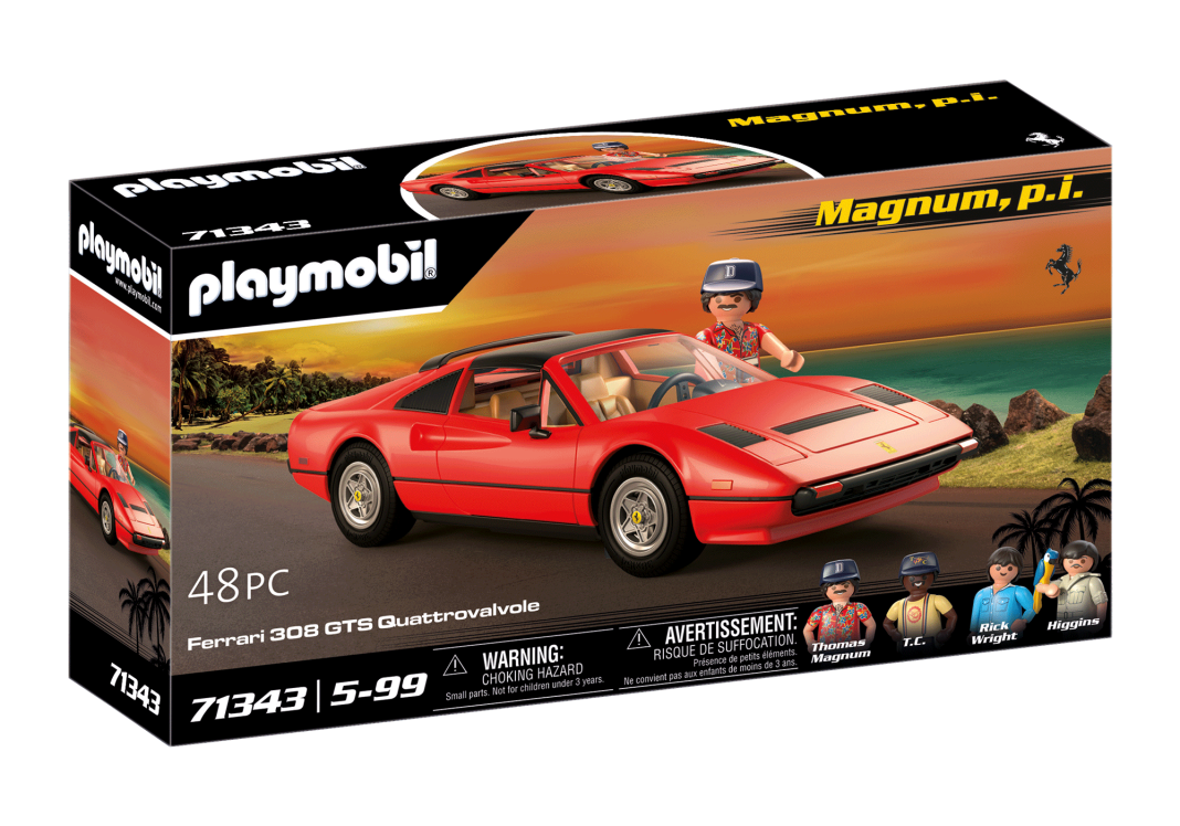 Playmobil 71343 Magnum, p.i. Ferrari 308 GTS Quattrovalvole