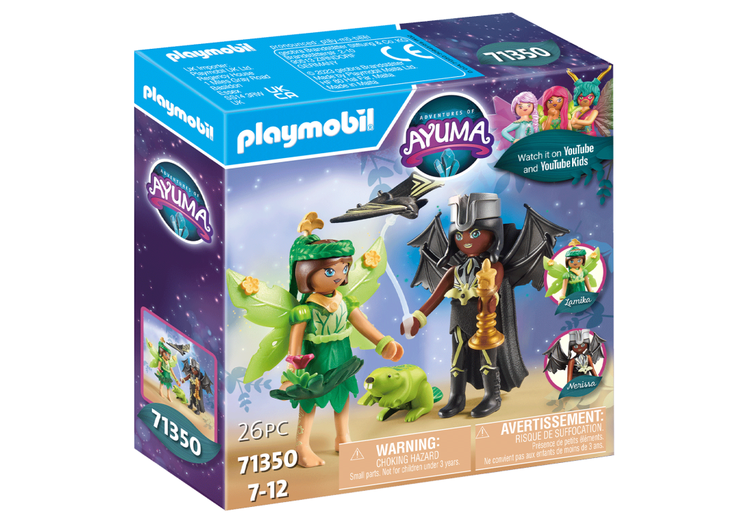 Playmobil 71350 Forrest Fairy & Bat Fairy with Soul Animals