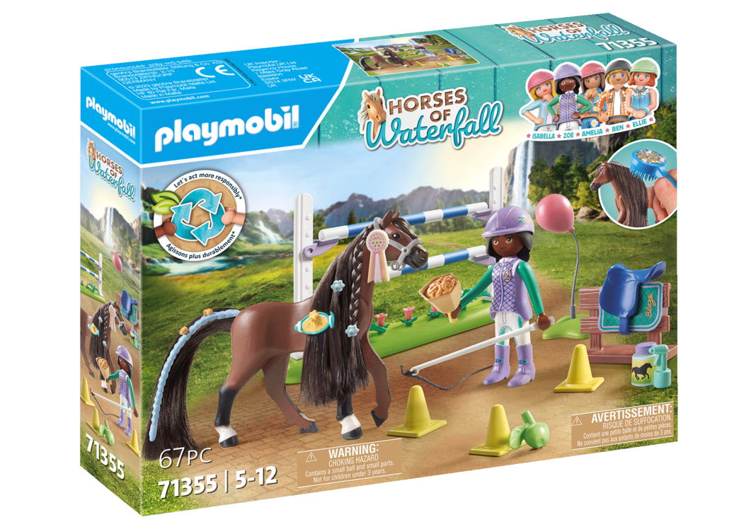 Playmobil 71355 Zoe & Blaze with Tournament Parcours Playmobil 71355 Zoe & Blaze with Tournament Parcours
