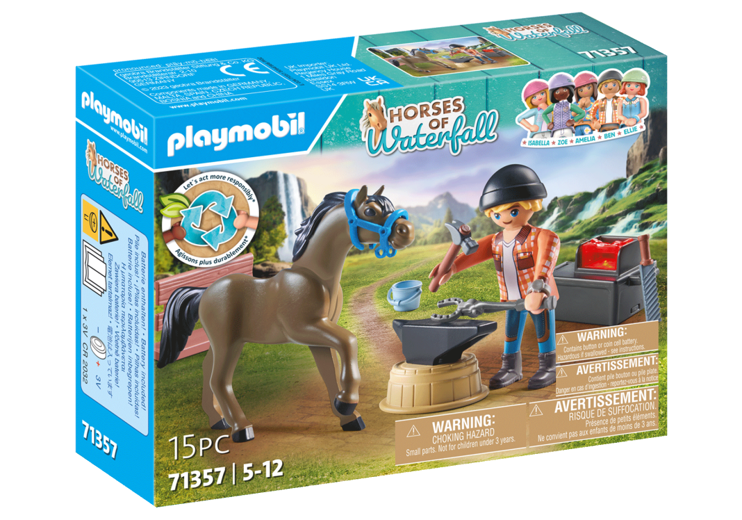 Playmobil 71357 Blacksmith Ben & Achilles