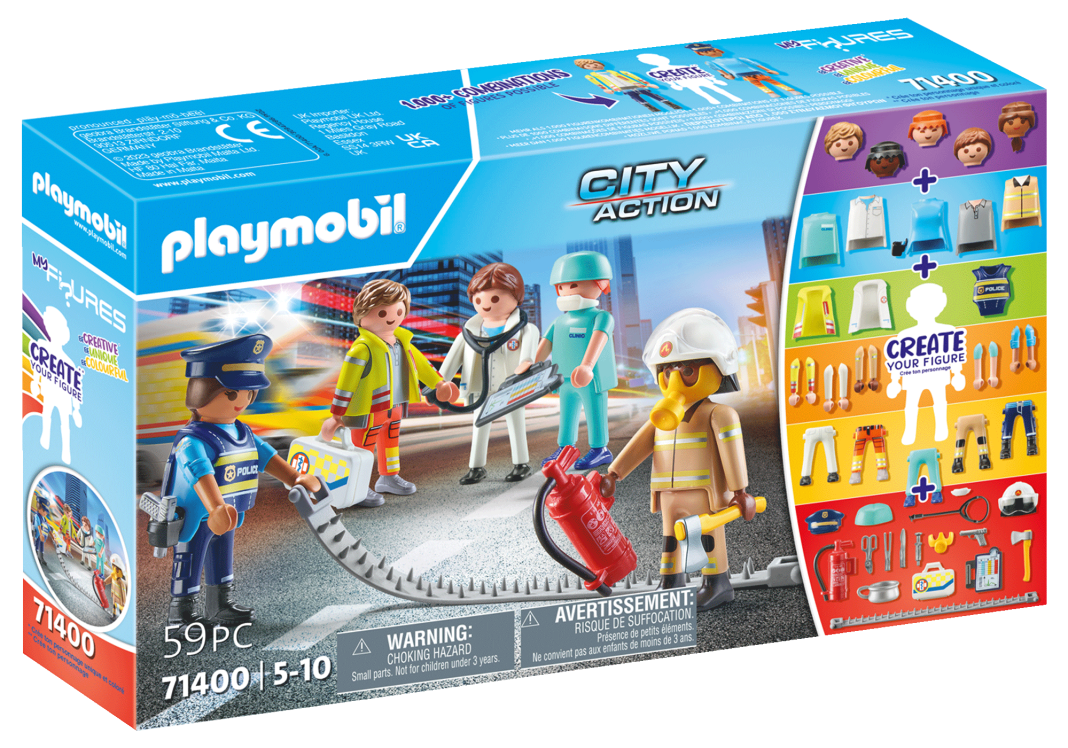 Playmobil 71400 My Figures: Rescue Team Playmobil 71400 My Figures: Rescue Team