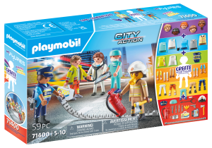 Playmobil Coches y Camiones de Bomberos Playmobil: todas las referencias 51 Playmobil My Figures: Rescue Team