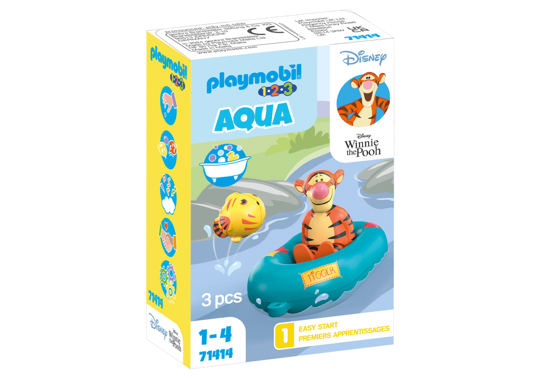 Playmobil 71414 1.2.3 & Disney: Tigger's rubber boat ride