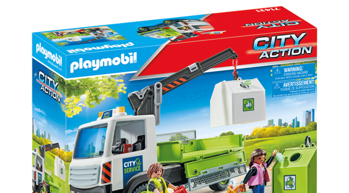 Playmobil 71431 Camión de residuos con contenedor Playmobil 71431 Glass Recycling Truck with Container