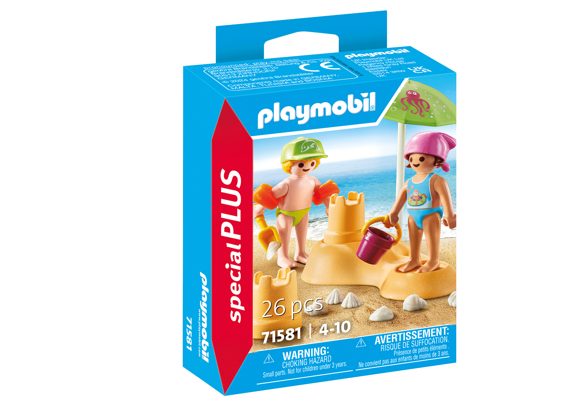 Playmobil Caballeros Playmobil: todas las referencias medievales 46 Playmobil 71581 Kids with sand castle