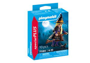 Playmobil Brujas Playmobil: todas las referencias (Halloween y magia) 16 Playmobil Bruja con Gato (Witch with Cat)