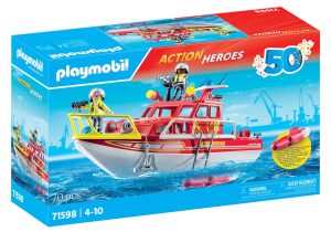 Playmobil Coches y Camiones de Bomberos Playmobil: todas las referencias 52 Playmobil Fire Rescue Boat