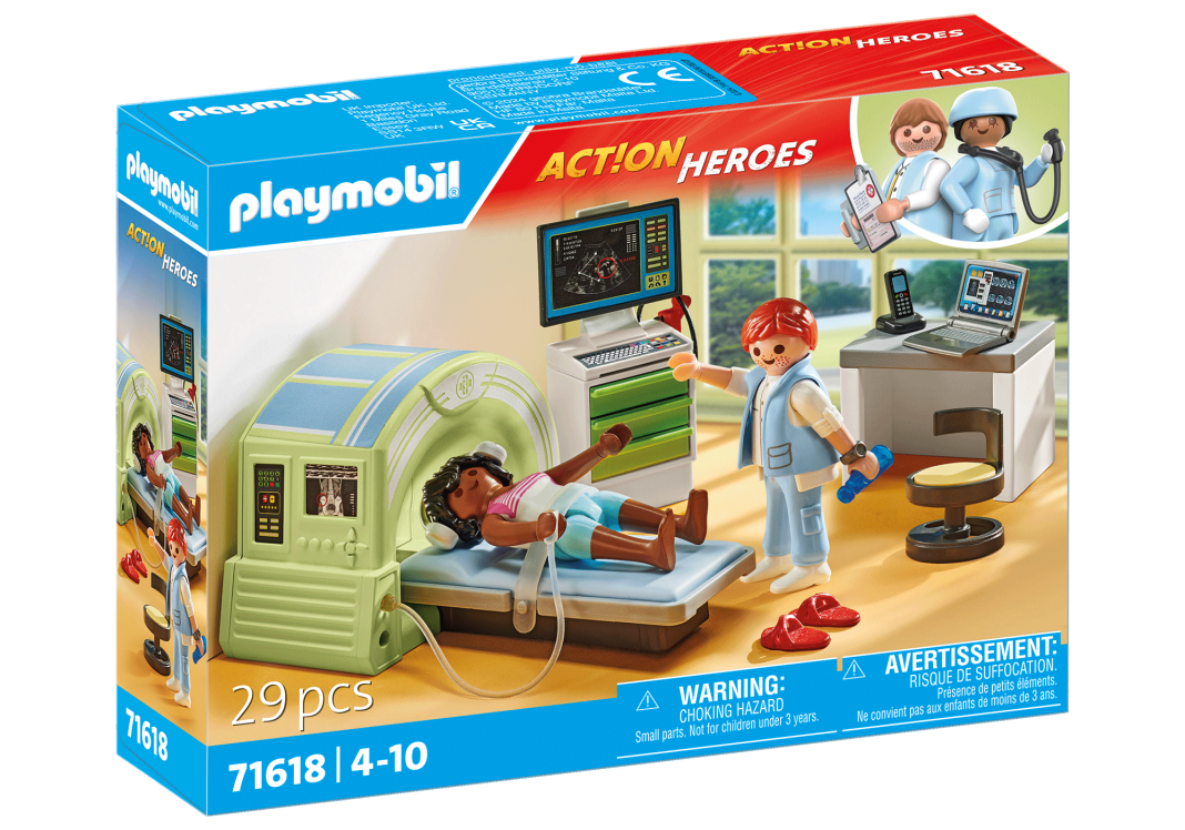 Playmobil 71618 MRI with patient