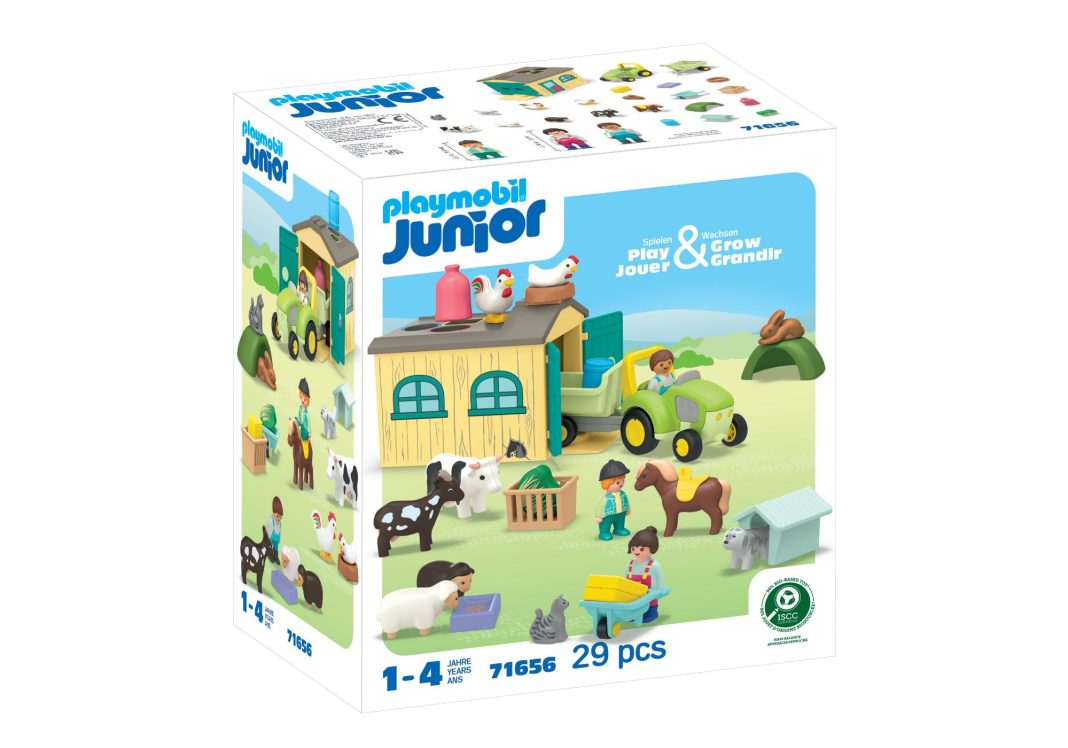 Playmobil 71656 JUNIOR: Farm Adventure with Tractor, Trailer and Animal Friends Playmobil 71656 JUNIOR: Farm Adventure with Tractor, Trailer and Animal Friends