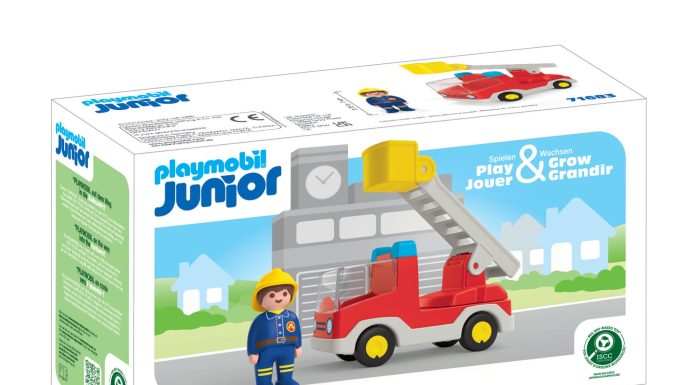 Playmobil 71683 JUNIOR: Ladder Unit Fire Truck