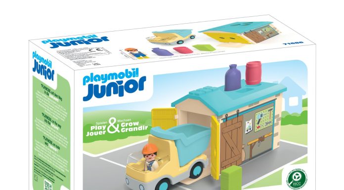 Playmobil 71686 JUNIOR: Truck with Garage