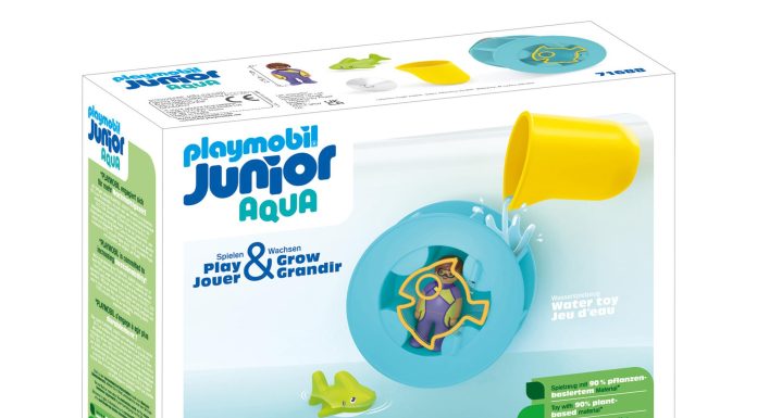 Playmobil 71688 JUNIOR AQUA: Water Wheel with Baby Shark